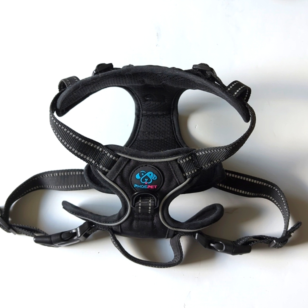 NWT Phoepet No Pull Black Harness Size Medium - Picture 3 of 6